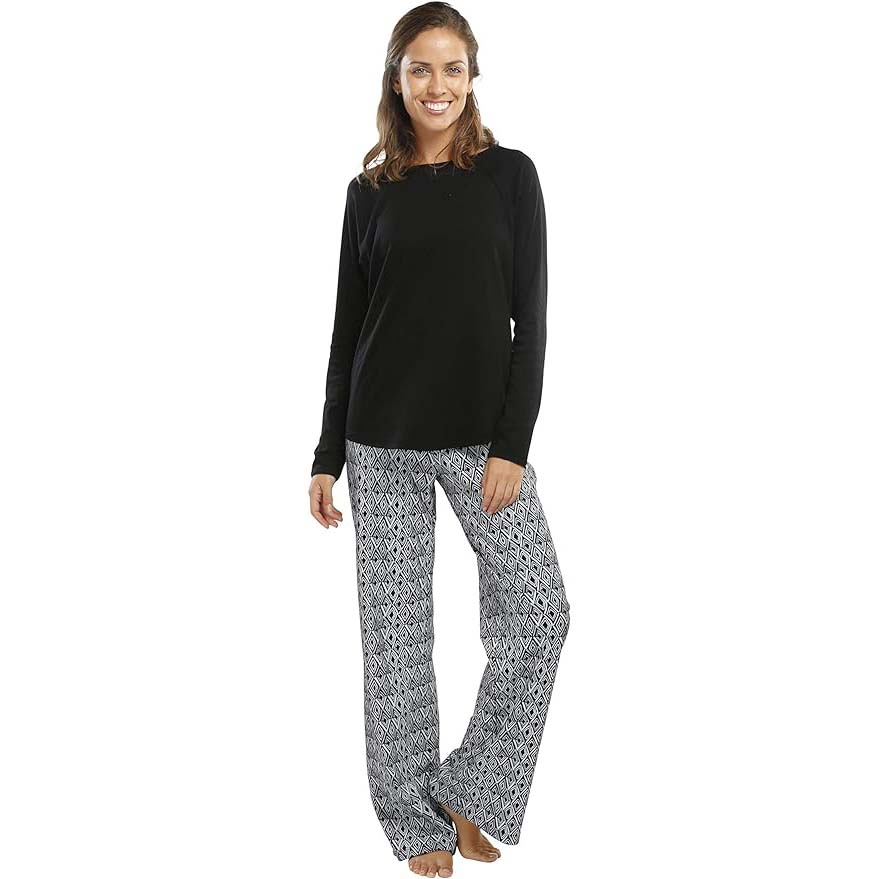 jijamas Incredibly Soft Pima Cotton Womens Pajamas Set - The Therapist