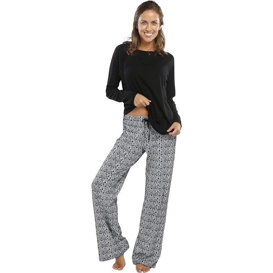 jijamas Incredibly Soft Pima Cotton Womens Pajamas Set - The Therapist