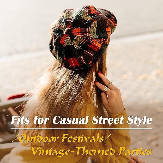 Comhats Womens Merino Fashion Newsboy Hats Wool Visor Beret Cabbie Cap Ladies