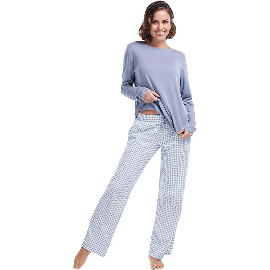 jijamas Incredibly Soft Pima Cotton Womens Pajamas Set - The Restful Night