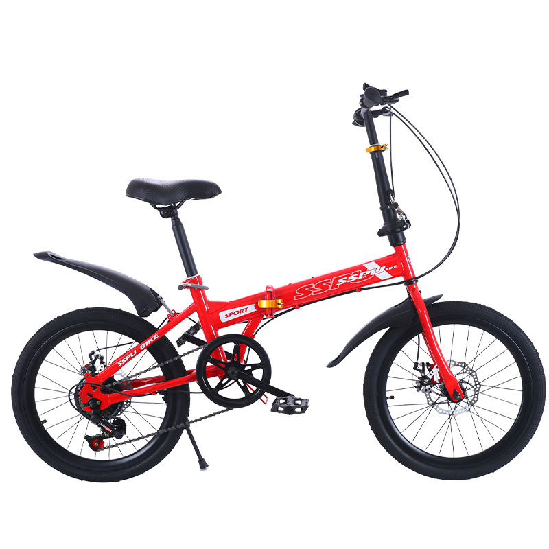 New2010-Speed Disc Brake Adult Student Folding Bicycle Outdoor Riding Mountain Bike