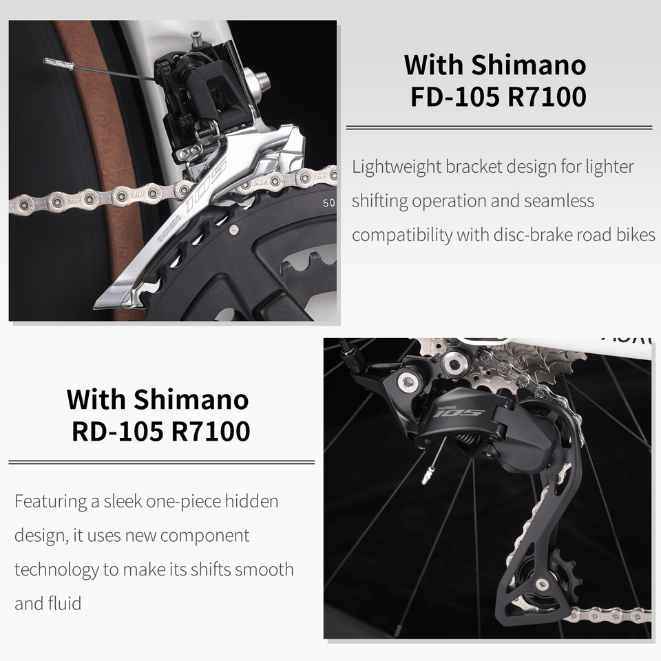 SAVA Road Bike UCI Certified Carbon Fiber Frame Racing Bicycle Adult Cross Country Road Bike Belt R7120 24 Speed ​​Kit