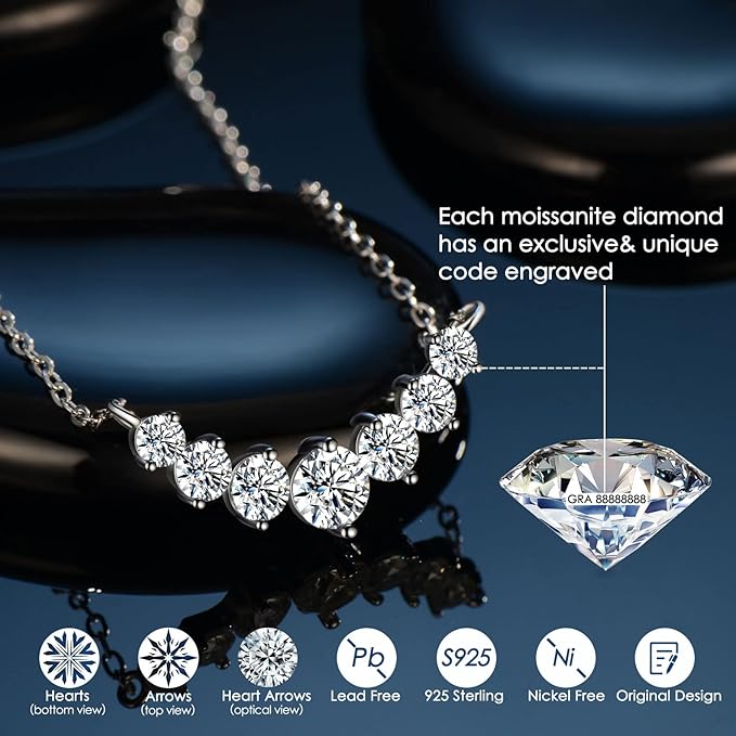 CNUGGCH Diamond Pendant Necklaces for Women
