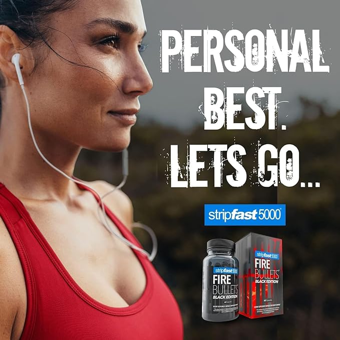 stripfast5000 Fire Bullets Max Strength Black Edition for Women and Men