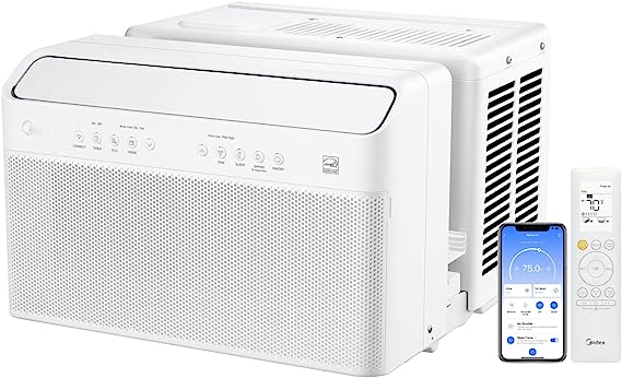 Midea 12,000 BTU U-Shaped Smart Inverter Window Air Conditioner
