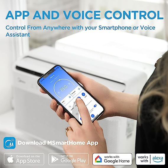 Midea 12,000 BTU U-Shaped Smart Inverter Window Air Conditioner